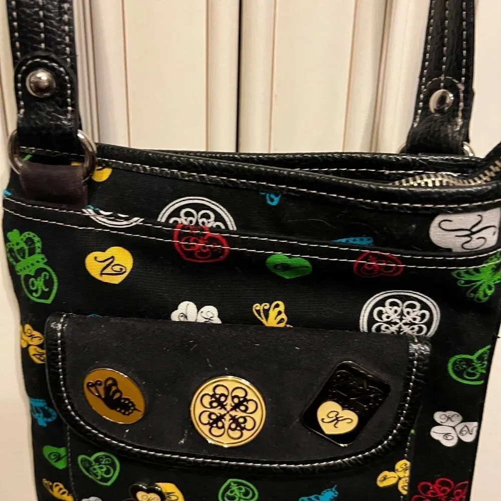 Kathy Van Zeeland Purse-sequins On Purse Cute Design